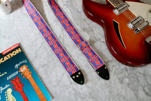 Load image into Gallery viewer, Coral &#39;Greenwich&#39; Guitar/Bass Hippie Strap
