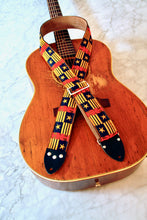 Load image into Gallery viewer, &#39;Anchors &amp; Stars&#39; Guitar/Bass Hippie Strap
