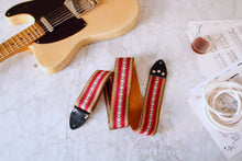 Load image into Gallery viewer, Ruby &#39;Marley&#39; Guitar/Bass Hippie Strap
