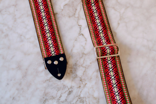 Ruby 'Marley' Guitar/Bass Hippie Strap