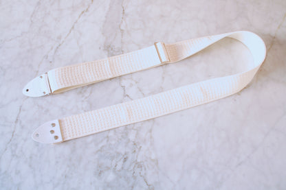 White 'Dragon' Jimmy Page Guitar/Bass Hippie Strap