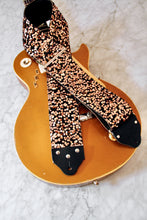 Load image into Gallery viewer, Custom wide 3&quot; Gold &#39;Sequin&#39; Guitar/Bass Hippie Strap
