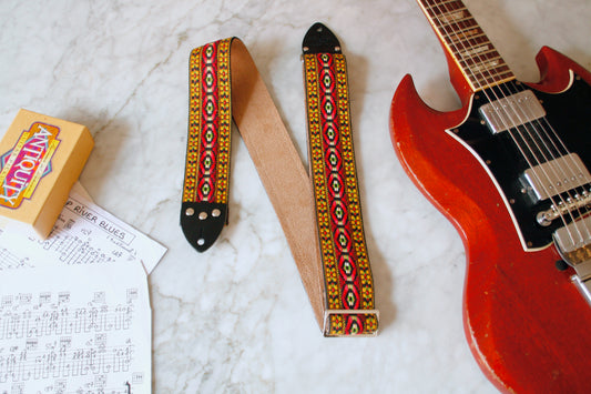'Boho' Guitar/Bass Hippie Strap