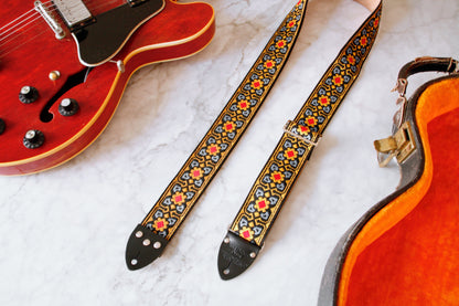 Mustard 'Fillmore' Guitar/Bass Hippie Strap