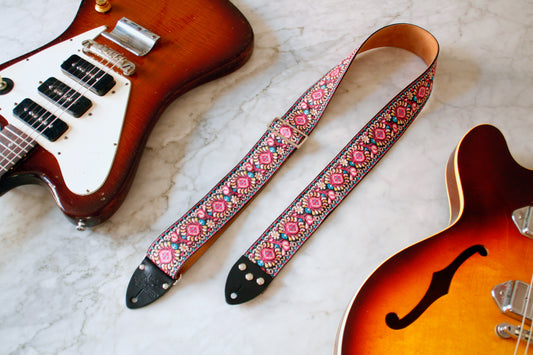Coral 'Peacock' Guitar/Bass Hippie Strap