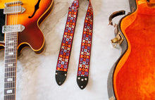 Load image into Gallery viewer, Ruby &#39;Woodstock&#39; Guitar/Bass Hippie Strap
