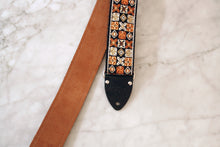 Load image into Gallery viewer, Gold &#39;Woodstock&#39; Guitar Bass Hippie Strap

