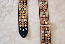 Load image into Gallery viewer, Gold &#39;Woodstock&#39; Guitar Bass Hippie Strap
