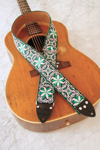 Load image into Gallery viewer, Green &#39;Dresden&#39; Guitar/Bass Hippie Strap
