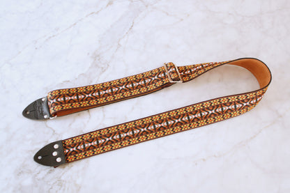 Brown 'Maco' Guitar/Bass Hippie Strap