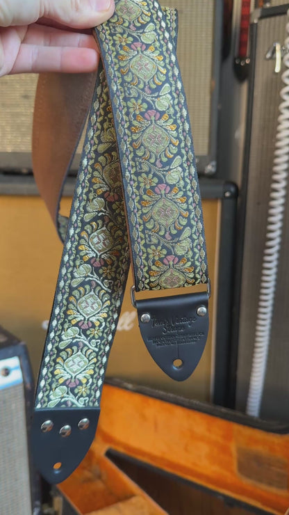 Bronze 'Peacock' Guitar/Bass Hippie Strap