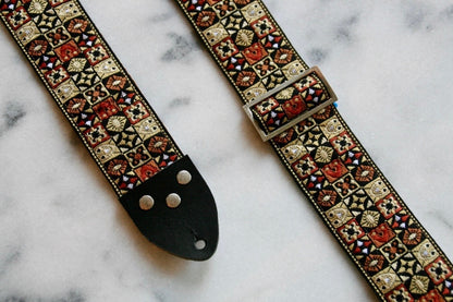 Bronze 'Woodstock' Guitar Bass Hippie Strap