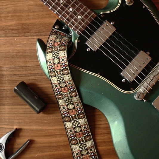 Bronze 'Woodstock' Guitar Bass Hippie Strap