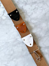 Load image into Gallery viewer, Beige &#39;Fillmore&#39; Guitar/Bass Hippie Strap
