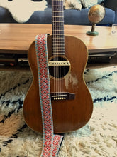 Load image into Gallery viewer, Orange &#39;Rhombus&#39; Guitar/Bass Hippie Strap
