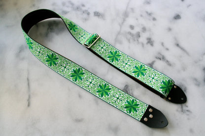 White 'Dresden' Guitar/Bass Hippie Strap