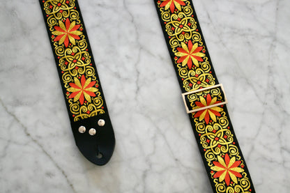 Gold 'Dresden' Guitar/Bass Hippie Strap