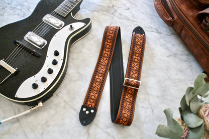 Caramel 'Crossroads' Guitar/Bass Hippie Strap