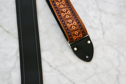 Caramel 'Crossroads' Guitar/Bass Hippie Strap