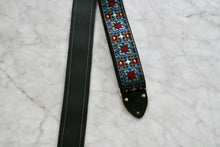 Load image into Gallery viewer, Blue &#39;Virginia&#39; Guitar/Bass Hippie Strap
