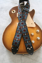 Load image into Gallery viewer, Blue &#39;Virginia&#39; Guitar/Bass Hippie Strap
