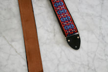 Load image into Gallery viewer, Purple &#39;Monterey&#39; Guitar/Bass Hippie Strap
