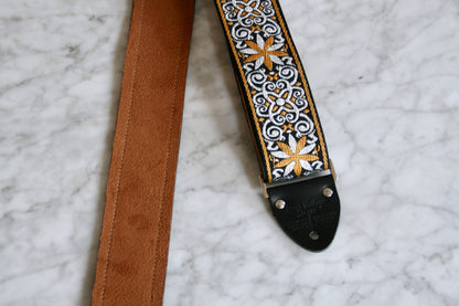 Yellow 'Dresden' Guitar/Bass Hippie Strap