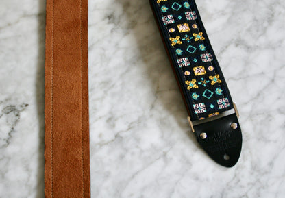 Indigo 'Woodstock' Guitar Bass Hippie Strap