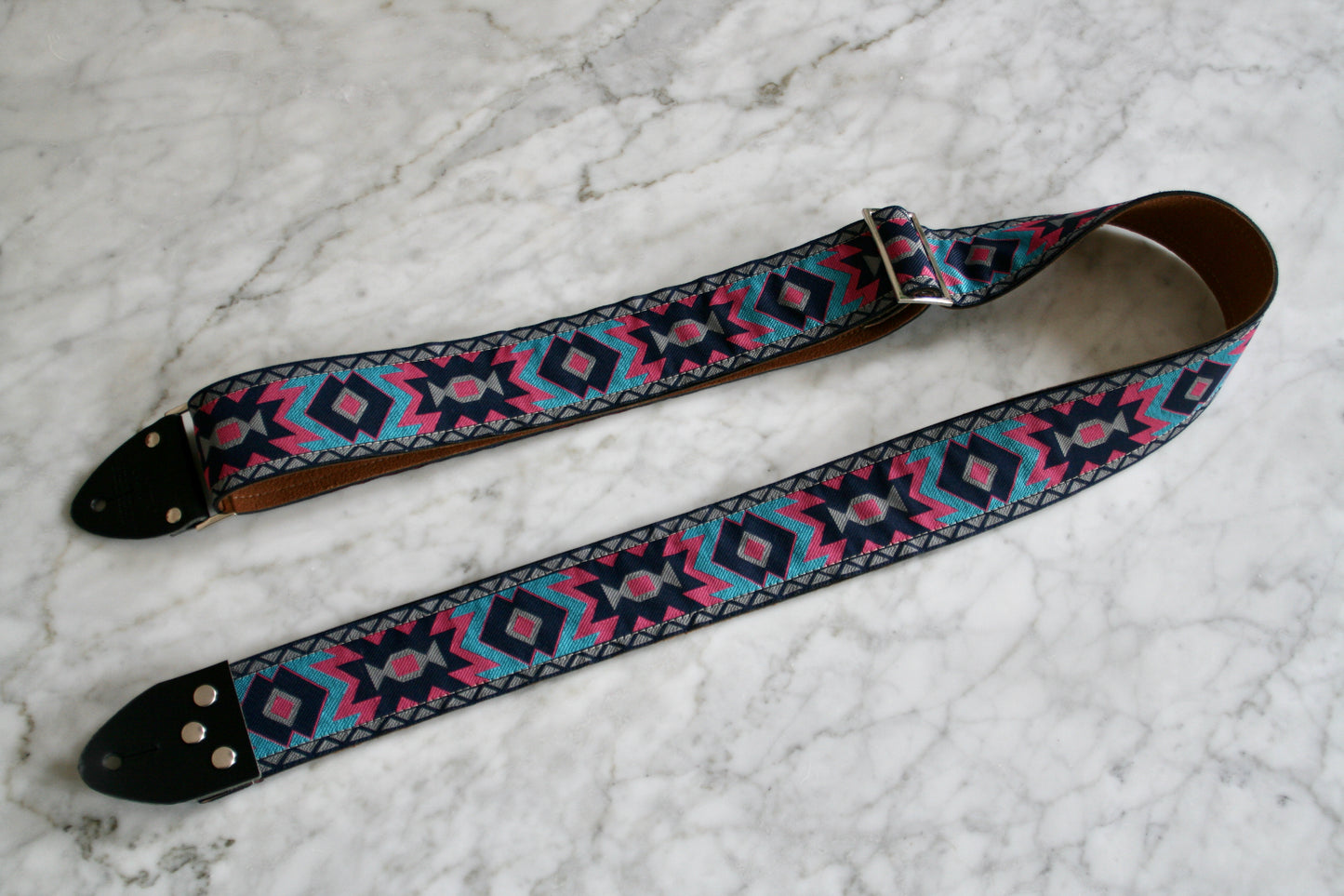 Gray 'Apache' Guitar/Bass Hippie Strap