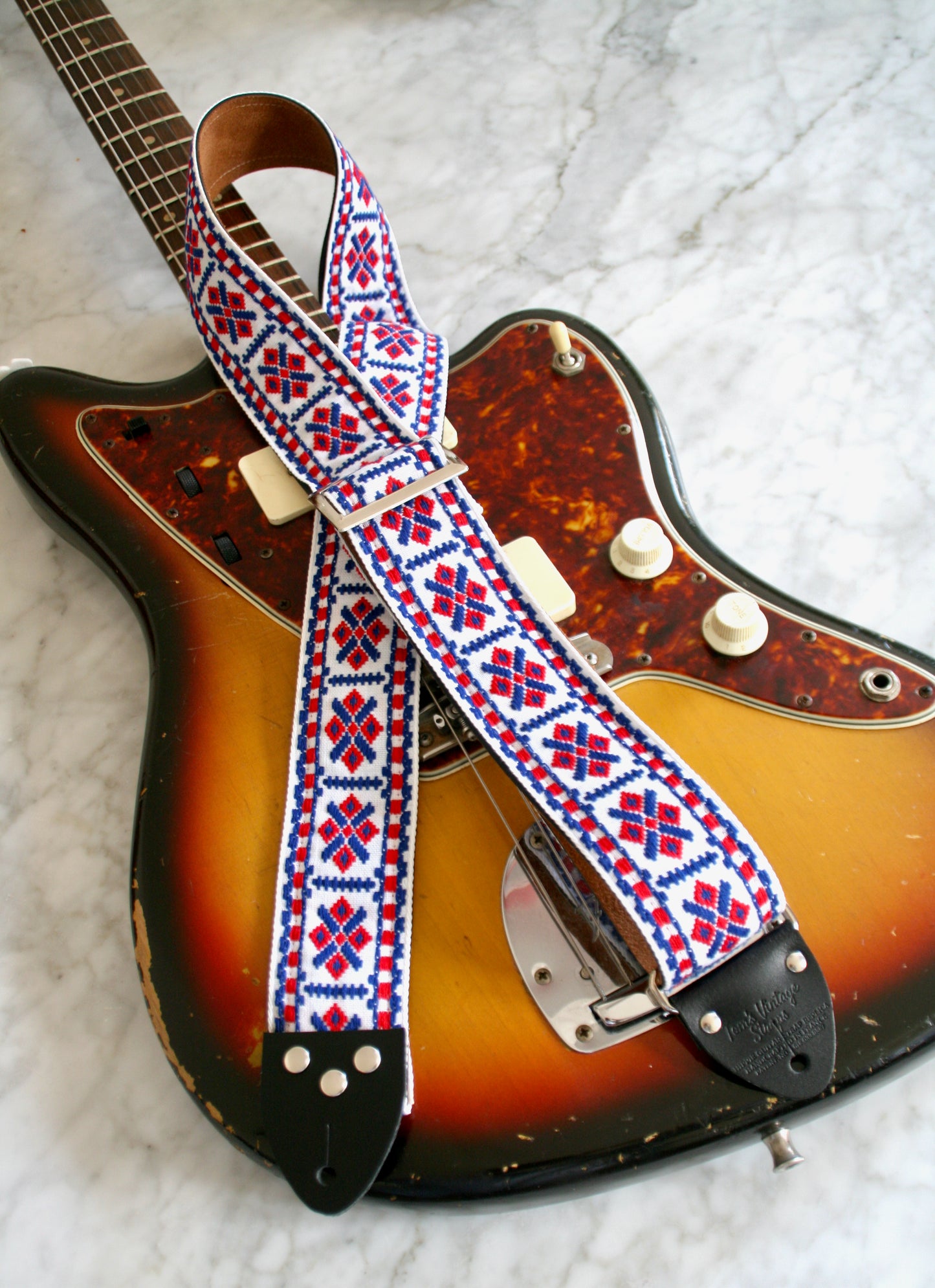 USA 'Crossroads' Guitar/Bass Hippie Strap