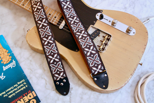 Gray 'Beck' Guitar/Bass Hippie Strap