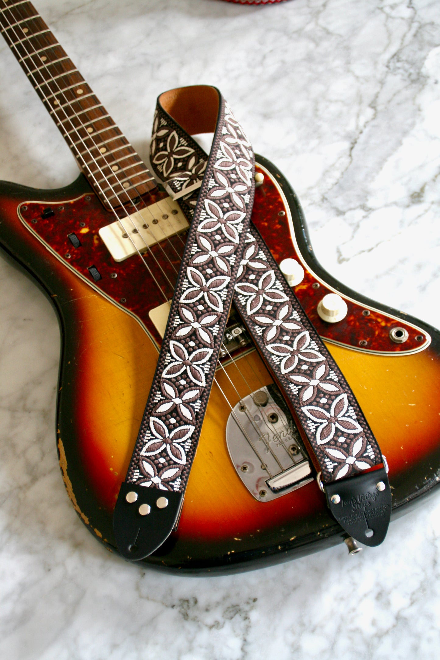 Gray 'Beck' Guitar/Bass Hippie Strap