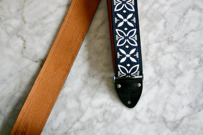Indigo 'Beck' Guitar/Bass Hippie Strap