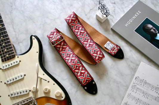 Coral 'Beck' Guitar/Bass Hippie Strap