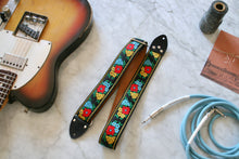 Load image into Gallery viewer, Dahlia&#39; Guitar/Bass Hippie Strap
