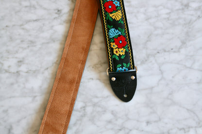 Dahlia' Guitar/Bass Hippie Strap