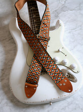 Load image into Gallery viewer, Orange &#39;Adeco&#39; Guitar/Bass Hippie Strap
