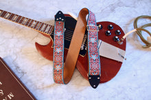 Load image into Gallery viewer, Pink &#39;Dresden&#39; Guitar/Bass Hippie Strap
