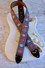 Load image into Gallery viewer, Pink &#39;Dresden&#39; Guitar/Bass Hippie Strap
