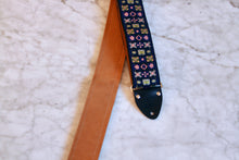 Load image into Gallery viewer, Purple &#39;Woodstock&#39; Guitar Bass Hippie Strap
