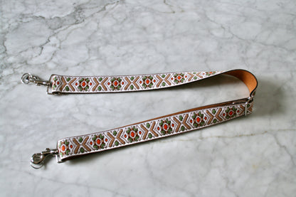White 'Inca' Hippie Camera / Bag Strap