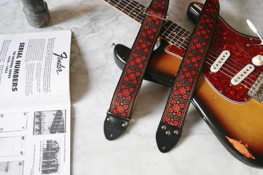 Ruby 'Fillmore' Guitar/Bass Hippie Strap