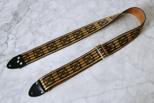 Load image into Gallery viewer, Gold &#39;Club&#39; Guitar/Bass Hippie Strap

