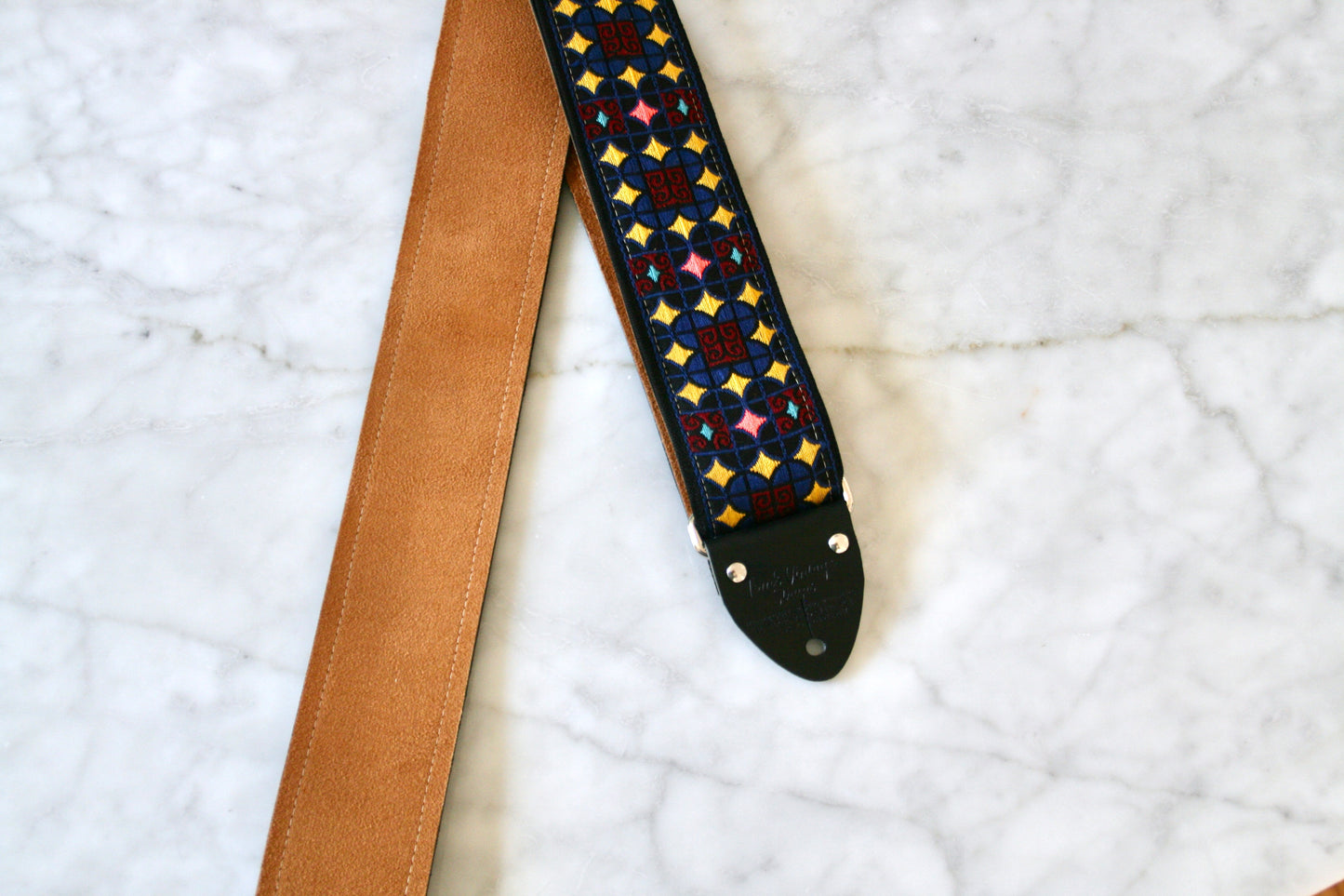 Indigo 'Virginia' Guitar/Bass Hippie Strap