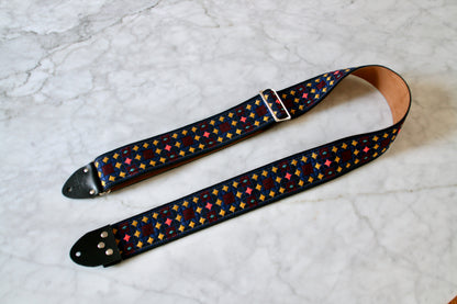 Indigo 'Virginia' Guitar/Bass Hippie Strap