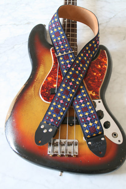 Indigo 'Virginia' Guitar/Bass Hippie Strap