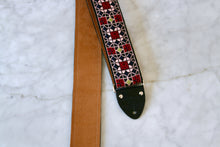 Load image into Gallery viewer, Burgundy &#39;Virginia&#39; Guitar/Bass Hippie Strap
