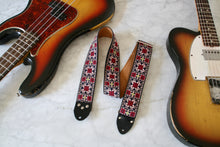 Load image into Gallery viewer, Burgundy &#39;Virginia&#39; Guitar/Bass Hippie Strap
