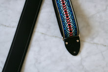 Load image into Gallery viewer, &#39;Irish Tour&#39; Blue Guitar/Bass Hippie Strap
