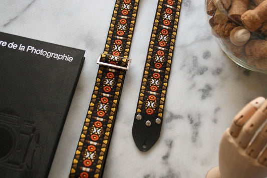 Brown 'Morrey' Guitar/Bass Hippie Strap